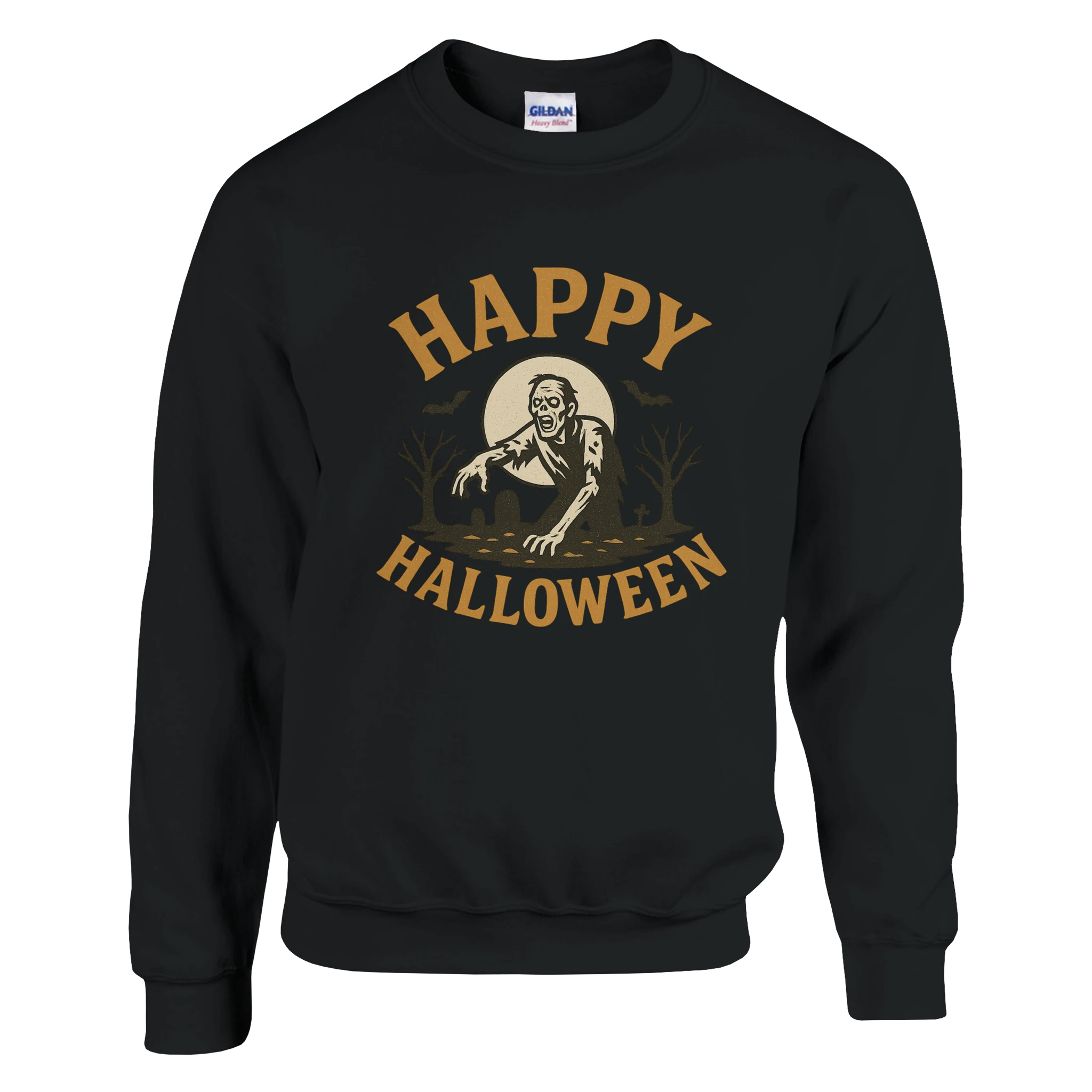 Happy Halloween Graveyard Zombie Sweatshirt